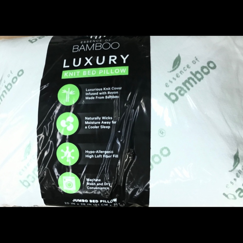 Luxury bed pillow